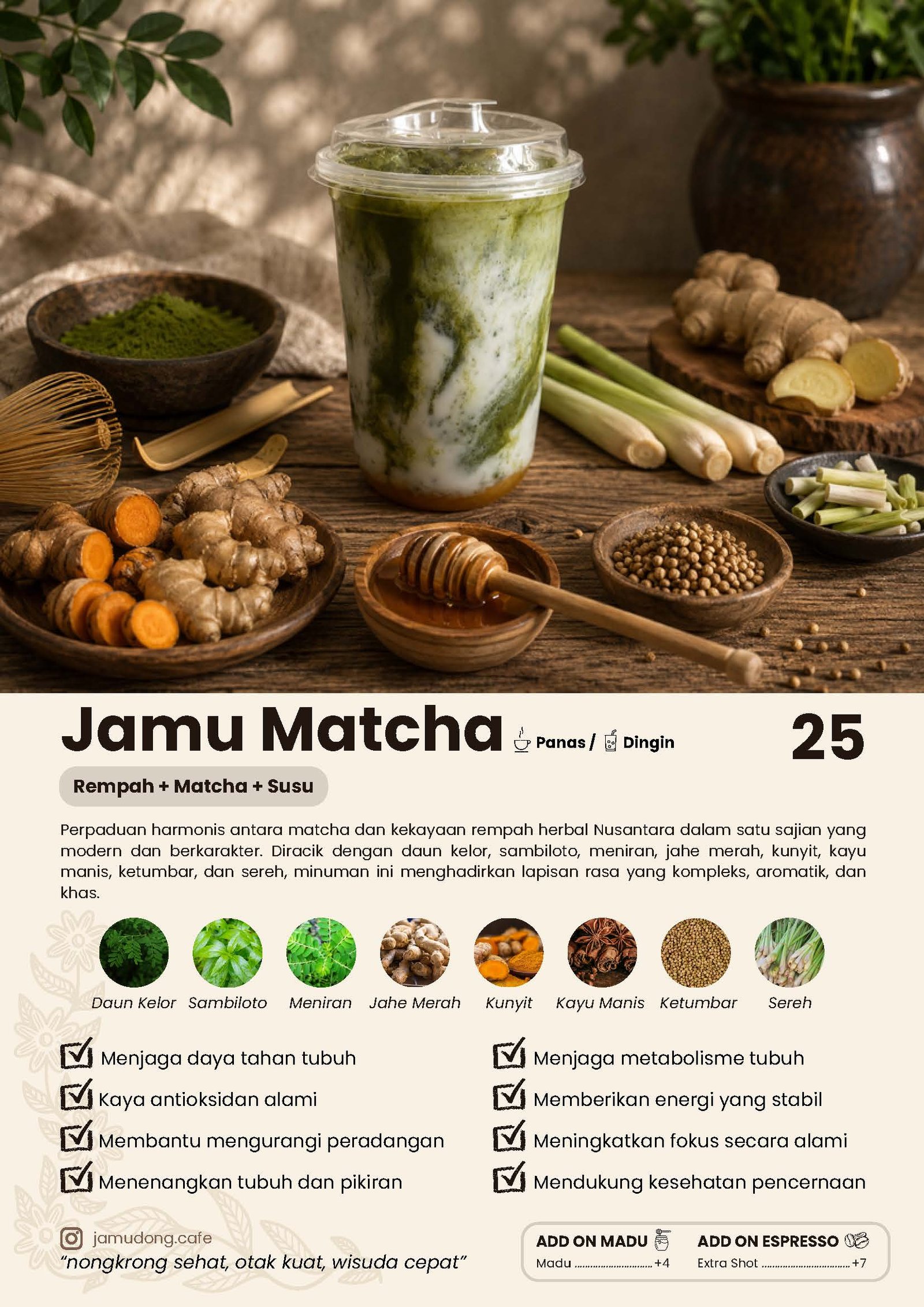 Jamu Matcha Signature